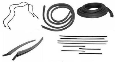 WEATHERSTRIP KIT - 5 PIECE - WITH OEM WINDOWFELTS