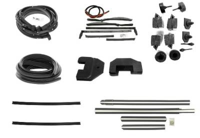WEATHERSTRIP KIT - 7 PIECE - WITH REPLACEMENT WINDOWFELTS