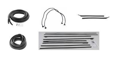 WEATHERSTRIP KIT - 5 PIECE - WITH OEM WINDOWFELTS