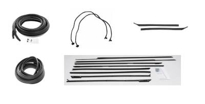 WEATHERSTRIP KIT - 5 PIECE - WITH OEM WINDOWFELTS