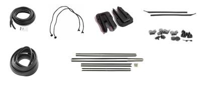 WEATHERSTRIP KIT - 7 PIECE - WITH REPLACEMENT WINDOWFELTS - Image 1
