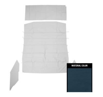 HEADLINER WITH SAILS RIBBED