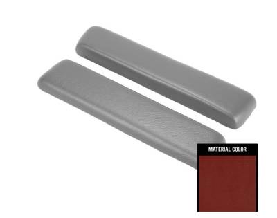 FRONT ARM REST PADS - RED