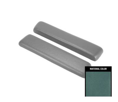 FRONT ARM REST PADS - LIGHT BLUE