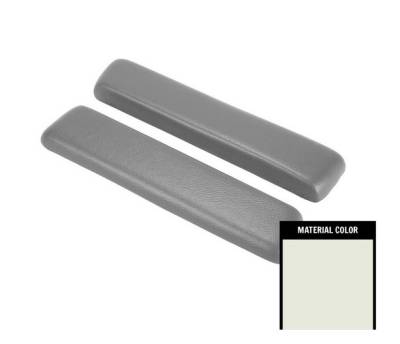 FRONT ARM REST PADS - WHITE