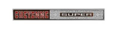 GLOVEBOX EMBLEM  ~CHEYENNE SUPER~