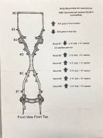 58 IMPALA HARDTOP AND SEDAN BODY MOUNT BOLT DIAGRAM