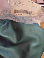 1969-70 PASSENGER CAR BENCH SEAT HEADREST COVERS - TURQUOISE