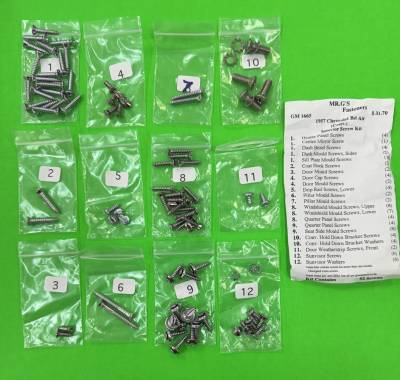 INTERIOR TRIM SCREW KIT