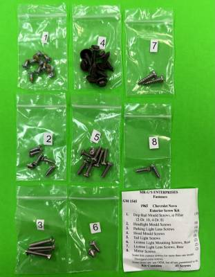 EXTERIOR TRIM SCREW KIT