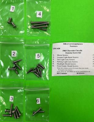 EXTERIOR TRIM SCREW KIT