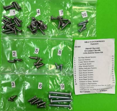 INTERIOR TRIM SCREW KIT