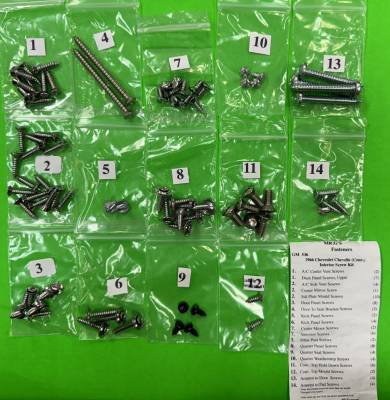 INTERIOR TRIM SCREW KIT