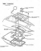 1968 Camaro - 3-4 Speed Console Components