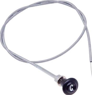 CHOKE CABLE AND KNOB (BLACK)