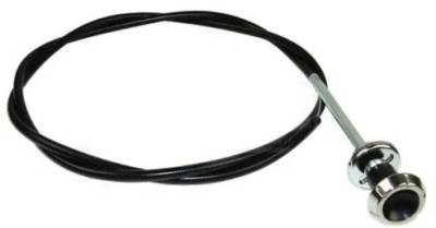 CHOKE CABLE AND KNOB WITH BEZEL RETAINING NUT