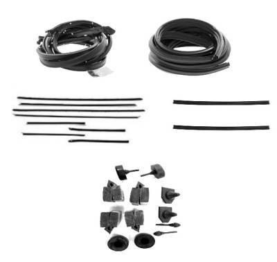 WEATHERSTRIP KIT - 5 PIECE - WITH REPLACEMENT WINDOWFELTS