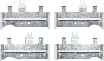 SPARK PLUG WIRE HEAT SHIELDS / EXHAUST MANIFOLD HEAT SHIELDS - SMALL BLOCK  (BOLTS TO MANIFOLD