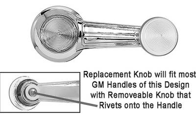 WINDOW CRANK KNOB SET - OFF WHITE - Image 2