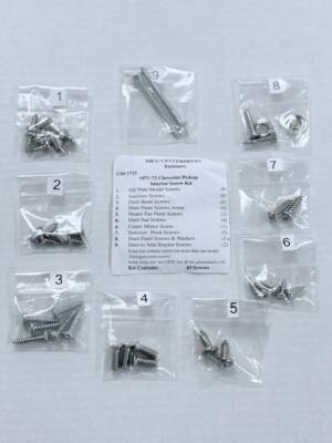 INTERIOR TRIM SCREW KIT