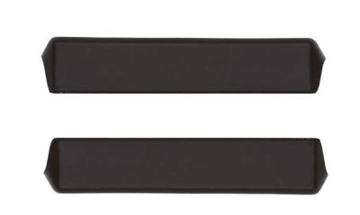FRONT ARM REST PADS - BLACK
