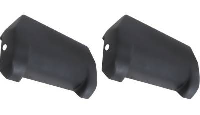 BUCKET SEAT BOTTOM REAR PLASTIC COVERS - BLACK - Image 2