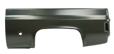 BED SIDE - FLEETSIDE / SHORT BED (LEFT WITH ROUND GAS HOLE)