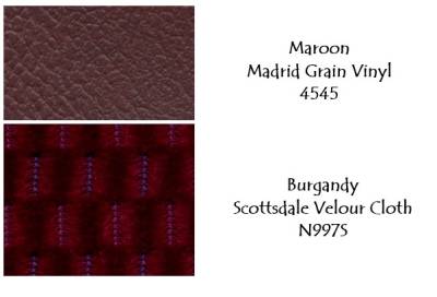 SEAT COVER - BENCH SEAT - MADRID VINYL WITH SCOTTSDALE CLOTH INSERTS