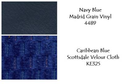 SEAT COVER - BENCH SEAT - MADRID VINYL WITH SCOTTSDALE CLOTH INSERTS