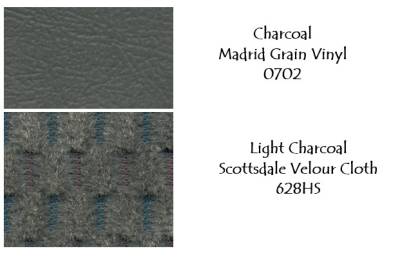 SEAT COVER - BENCH SEAT - MADRID VINYL WITH SCOTTSDALE CLOTH INSERTS