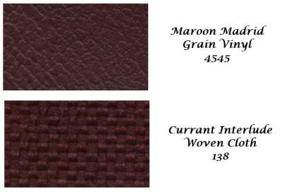 SEAT COVER - BENCH SEAT - WITH VINYL AND WOVEN FABRIC INSERT - Image 2
