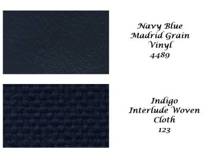 SEAT COVER - BENCH SEAT - WITH VINYL AND WOVEN FABRIC INSERT - Image 2