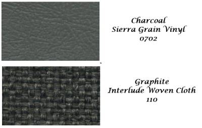 SEAT COVER - BENCH SEAT - WITH VINYL AND WOVEN FABRIC INSERT - Image 2