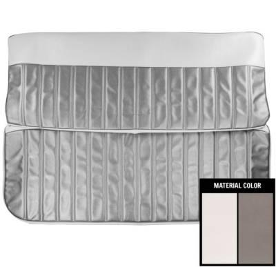 SEAT COVER - BENCH SEAT - TWO TONE WITH PLEATED VINYL