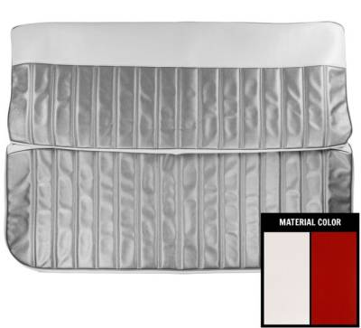 SEAT COVER - BENCH SEAT - TWO TONE WITH PLEATED VINYL