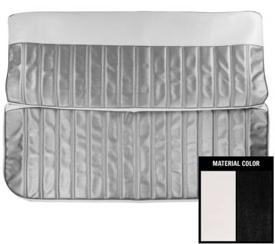 SEAT COVER - BENCH SEAT - TWO TONE WITH PLEATED VINYL