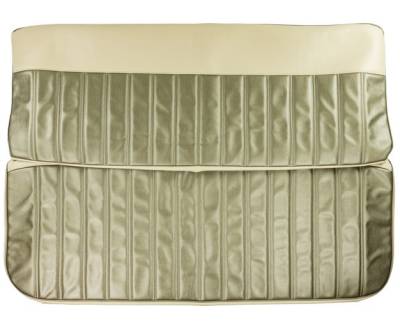 SEAT COVER - BENCH SEAT - TWO TONE WITH PLEATED VINYL