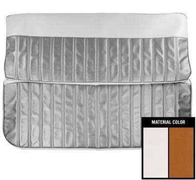 SEAT COVER - BENCH SEAT - TWO TONE WITH PLEATED VINYL