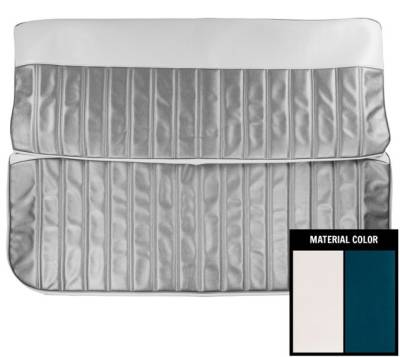 SEAT COVER - BENCH SEAT - TWO TONE WITH PLEATED VINYL