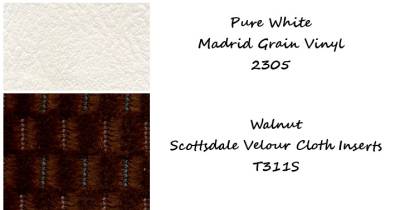 SEAT COVER - BENCH SEAT - MADRID VINYL TWO TONE WITH SCOTTSDALE CLOTH INSERTS - Image 2
