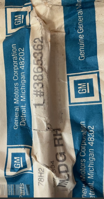 1965 Chevelle SS Rocker Moldings Pair-NOS - Image 3