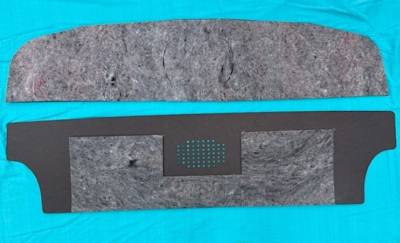 IMPALA HARDTOP REAR SEAT TO TRUNK DIVIDER WITH INSULATION