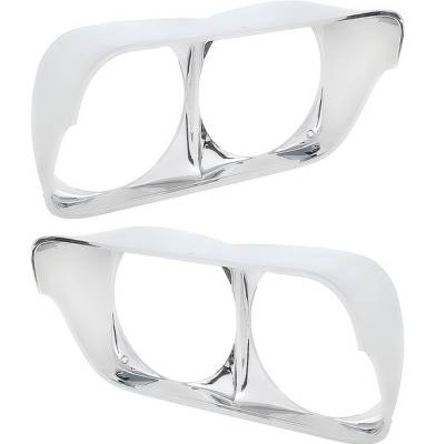 HEADLIGHT BEZELS - CHROME