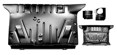 TRUNK SHELF PANEL ASSEMBLED WITH BRACES: