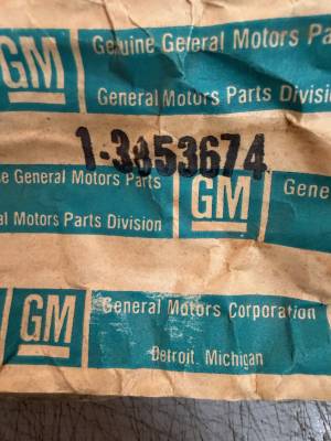 1964 Impala Trunk Windsplit Molding-NOS - Image 2