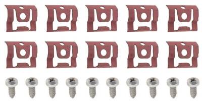 WINDSHIELD / REAR WINDOW MOLDING CLIP SET