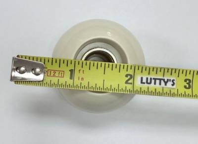 SHIFT KNOB - WHITE 4 SPEED SHIFT BALL FOR MUNCI SHIFTERS WITH A 9/16" THREAD - Image 4