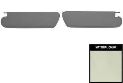 SUNVISORS - BASKETWEAVE PATTERN