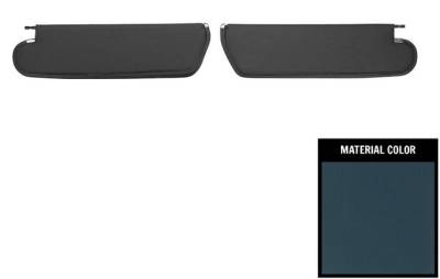 SUNVISORS - BASKETWEAVE MATERIAL