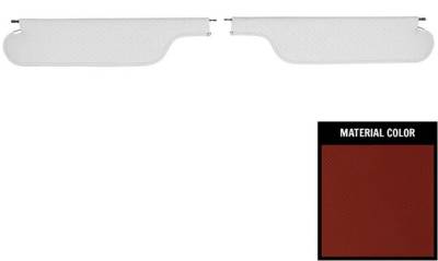 SUNVISORS - BASKETWEAVE MATERIAL